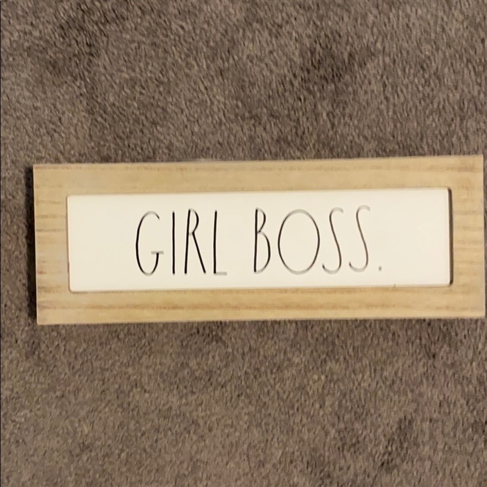 Rae Dunn Girl Boss Sign/Pucture